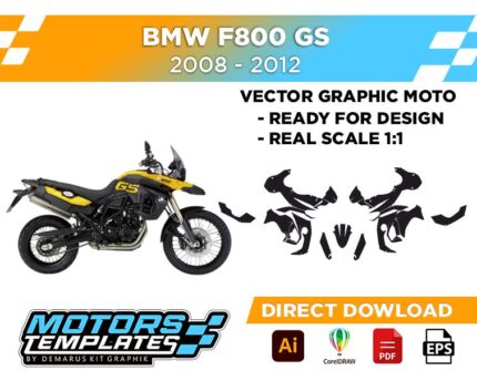TEMPLATE BMW F800 GS 2008-2012