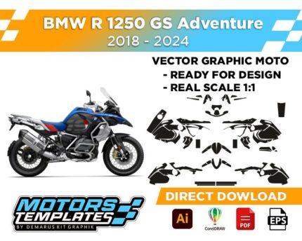 TEMPLATE BMW-R1250-GS-ADVENTURE-2018-2024