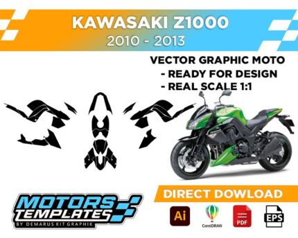 TEMPLATE KAWASAKI Z1000 2010-2013