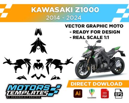 TEMPLATE KAWASAKI Z1000 2014-2024