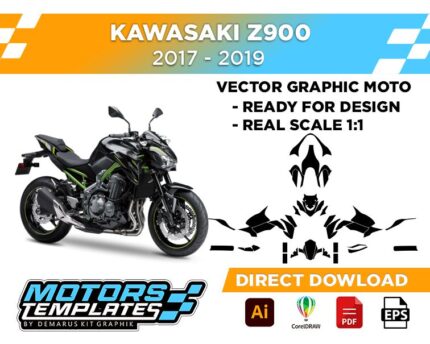 TEMPLATE KAWASAKI Z900 2017-2019