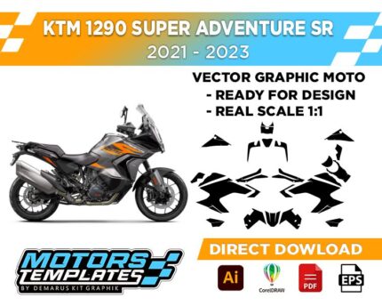 TEMPLATE KTM 1290 SUPER ADVENTURE SR 2021-2023