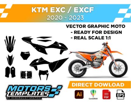 TEMPLATE KTM EXC EXCF 2020-2023