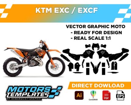 TEMPLATE KTM EXC-EXCF