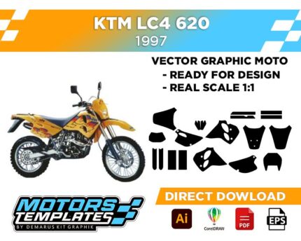 TEMPLATE KTM LC4 620 1997