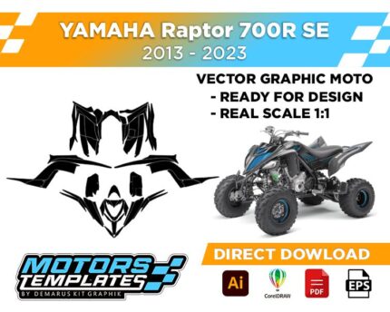 TEMPLATE YAMAHA RAPTOR 700R SE 2013-2023