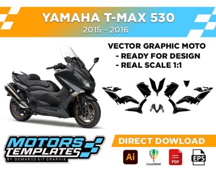 TEMPLATE YAMAHA TMAX 530 2015-2016