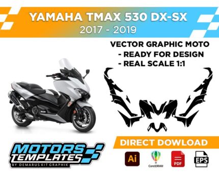 TEMPLATE TMAX 530 DX-SX 2017-2019