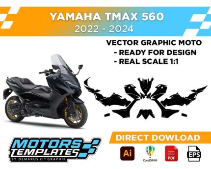 TEMPLATE YAMAHA TMAX 560 2022-2024