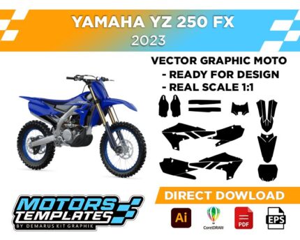TEMPLATE YAMAHA YZ 250 FX 2023
